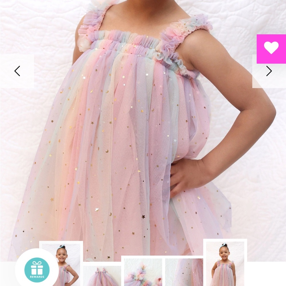 Shine and bright tulle dress
